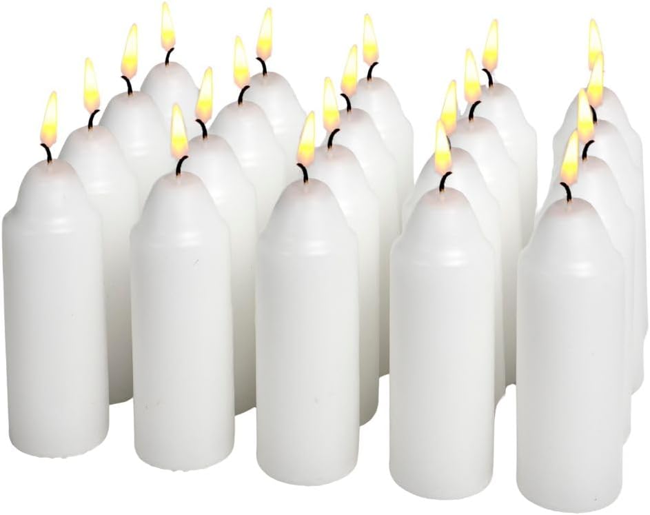Candles for UCO Candle Lanterns, Long-Burning Candles for Outdoor, Camping, Prepping Supplies and Emergency Preparedness