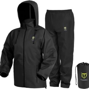 TIDEWE Rain Suit, Waterproof Breath...