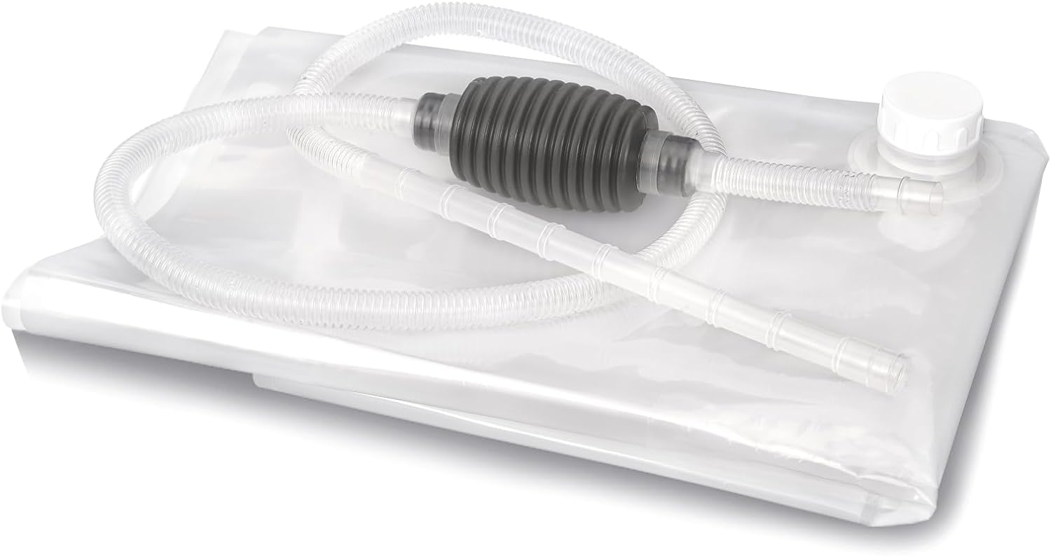 Zipcase Water Storage Bladder, 100 Gallon Heavy Duty Food-Grade Plastic Bag, for Emergency Water Bank, Ideal for Bathtub Water Storage, Camping, Gardening and Agricultural Irrigation.