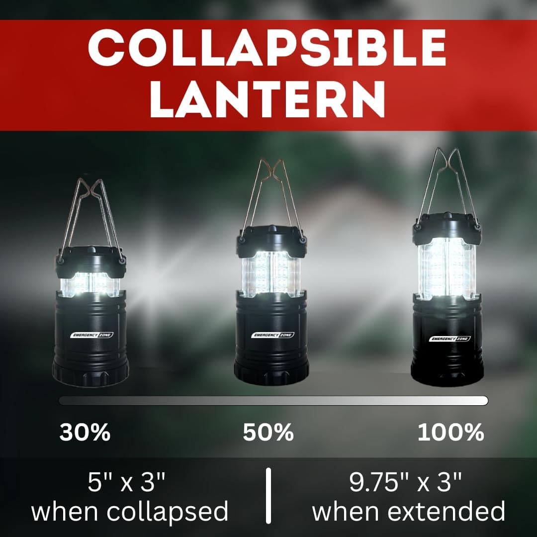 Emergency Zone Power Outage Emergency Kit - Items to Provide Light in Durable Nylon Pouch - Image 4