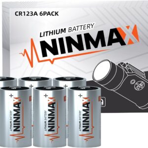 NINMAX® CR123A 3V Lithium Battery ...