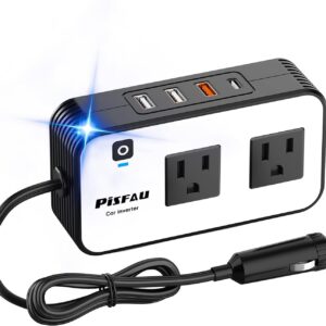 200W Car Power Inverter, PiSFAU DC ...