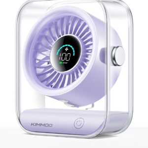 KIMMOO USB Desk Fan, Quiet Table Fa...