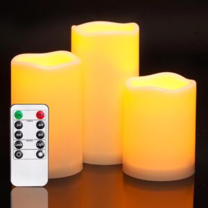 Homemory 3 Pack Flameless Candles, ...