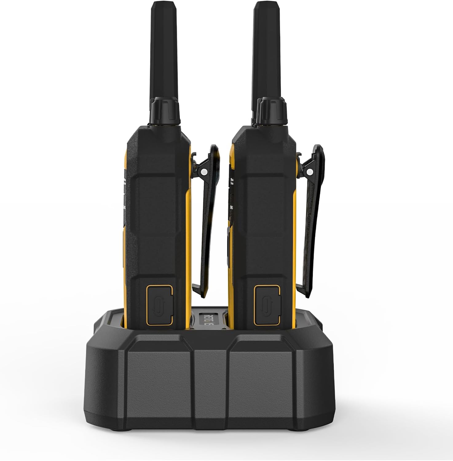 Retevis RB48 IP67 Waterproof Walkie Talkies Long Range, MIL-STD-810H Heavy Duty Two Way Radio, Rugged & Large Front PTT, Vibration Alert, NOAA, Floating, for Construction Job Site (4 Pack) Yellow - Image 16