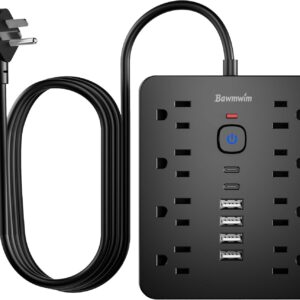 Surge Protector Power Strip, 8 Outl...