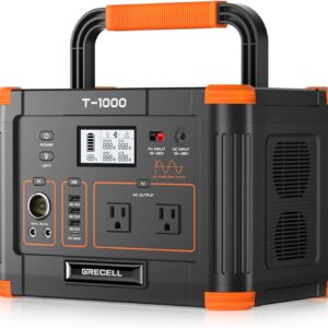 GRECELL 999Wh Solar Generator 1000W...