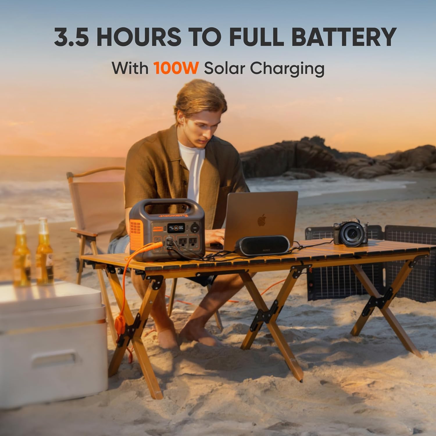 Jackery Portable Power Station Explorer 300, 292Wh Backup LiFePO4 Battery, Solar Generator for Outdoors Camping Travel Hunting Blackout (Solar Panel Optional) - Image 6