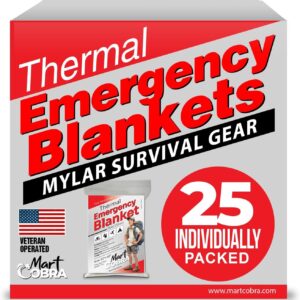 Mart Cobra Emergency Blanket 25-Pac...