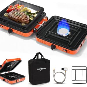SHINESTAR 2 Burner Camping Stove wi...