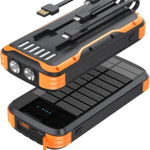 MINRISE Solar Power Bank 40000mAh, ...