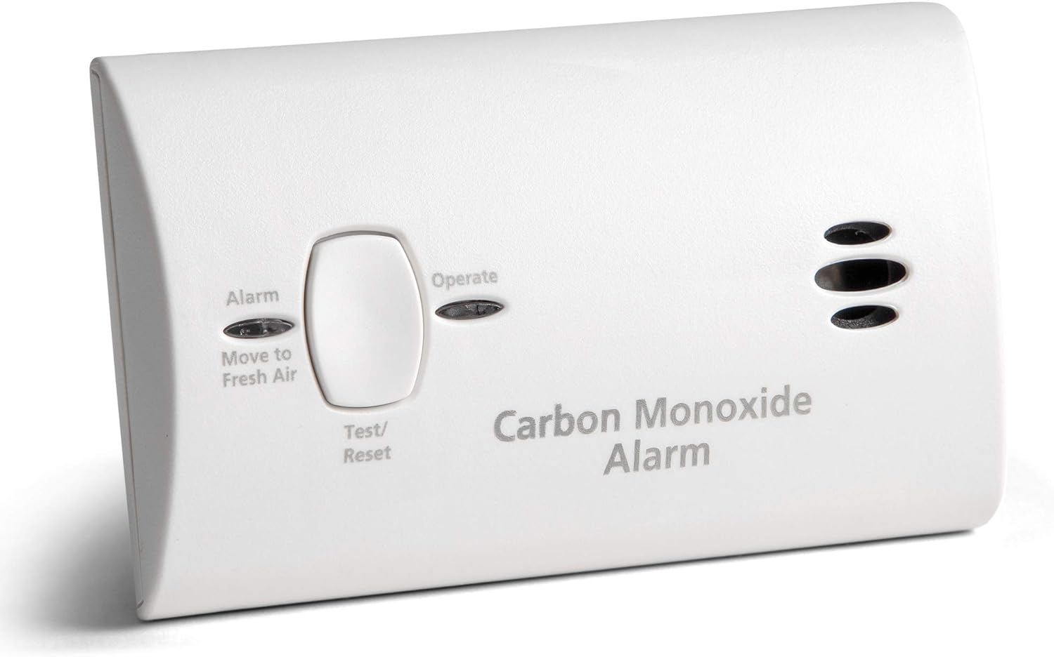 Kidde Carbon Monoxide Detector, AA Battery Powered, Portable for Travel or Home, 85 dB Alarm, LED Status Indicators, 3rd Edition