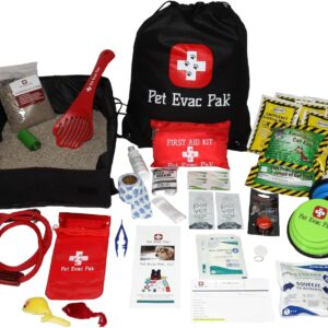 Emergency Kit for Cats in Cinch Bag...