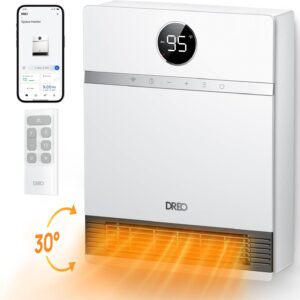 DREO Smart Wall Heater, IP24 Electr...