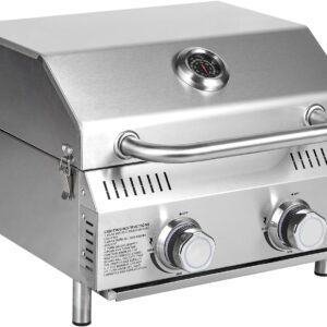 Bestfire Tabletop Gas Grill 2 Burne...