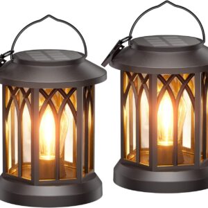 WdtPro Solar Lanterns Outdoor Water...
