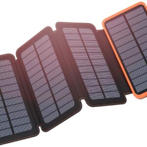 Hiluckey Solar Charger 25000mAh, Ou...
