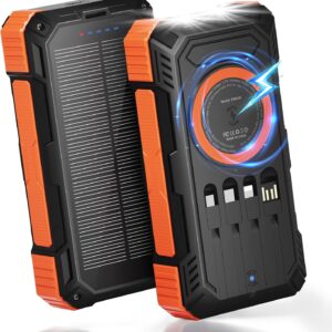 ERRBBIC Solar Charger Power Bank 49...