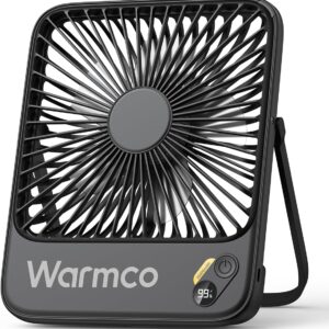 Warmco 10000mAh Portable Travel Fan...