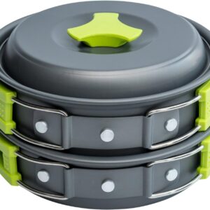 MalloMe Camping Cookware Mess Kit f...