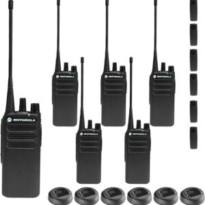 6 x Motorola CP100D Analog UHF Port...