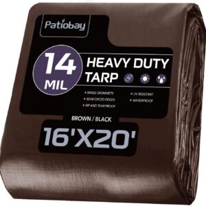 Tarp 16x20FT, 14 Mil Large Tarp, Ta...