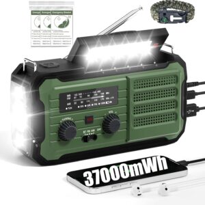 Emergency Radio Hand Crank Solar, 1...