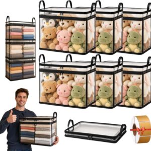 Large Clear Thick Plastic Storage B...