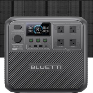 BLUETTI Elite 200 V2 Solar Generato...