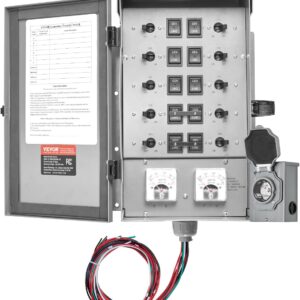 VEVOR Manual Transfer, 50-Amp 10-Ci...