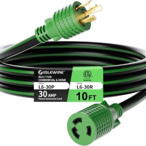 NEMA L6-30 Extension Cord 10FT, 30 ...