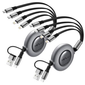 4 in 2 Retractable Charging Cable 4...
