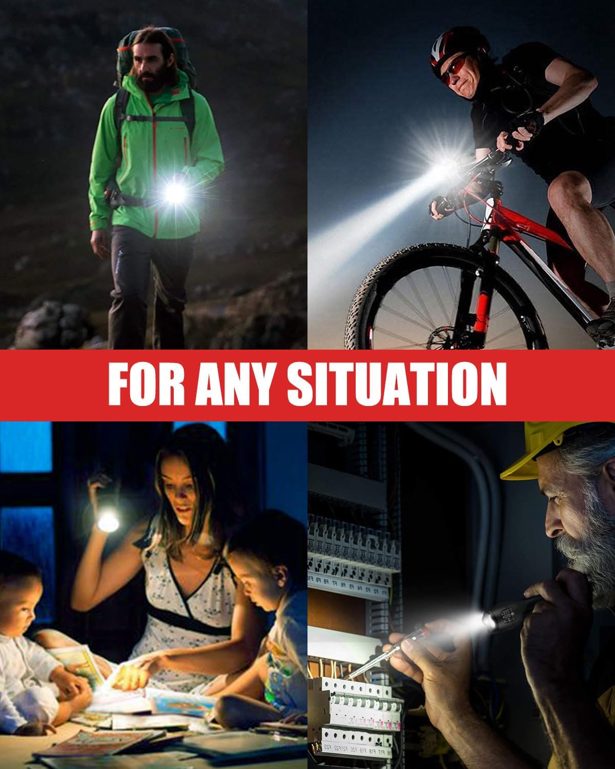 Victoper LED Flashlight 2 Pack, Bright Tactical Torch High Lumens with 5 Modes, Waterproof Zoomable Flash Light for Outdoor, Birthday Gifts for Men, Dorm Room Hiking Camping Essentials Gear for Guys - Image 7