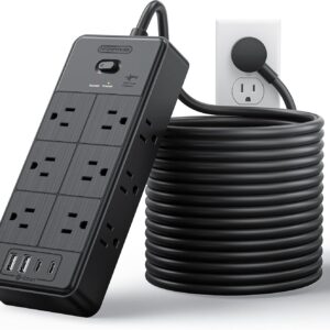 NTONPOWER Long Cord Power Strip, 25...