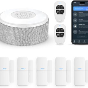 WiFi Door Alarm System, Wireless DI...