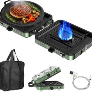 Portable Camping stove, 2 Burner Fo...