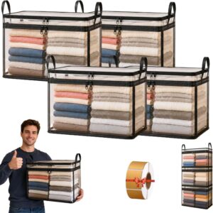 Large Heavy-Duty Thick Plastic Clea...