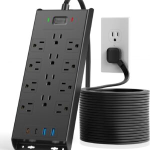 Surge Protector Power Strip 4800J, ...