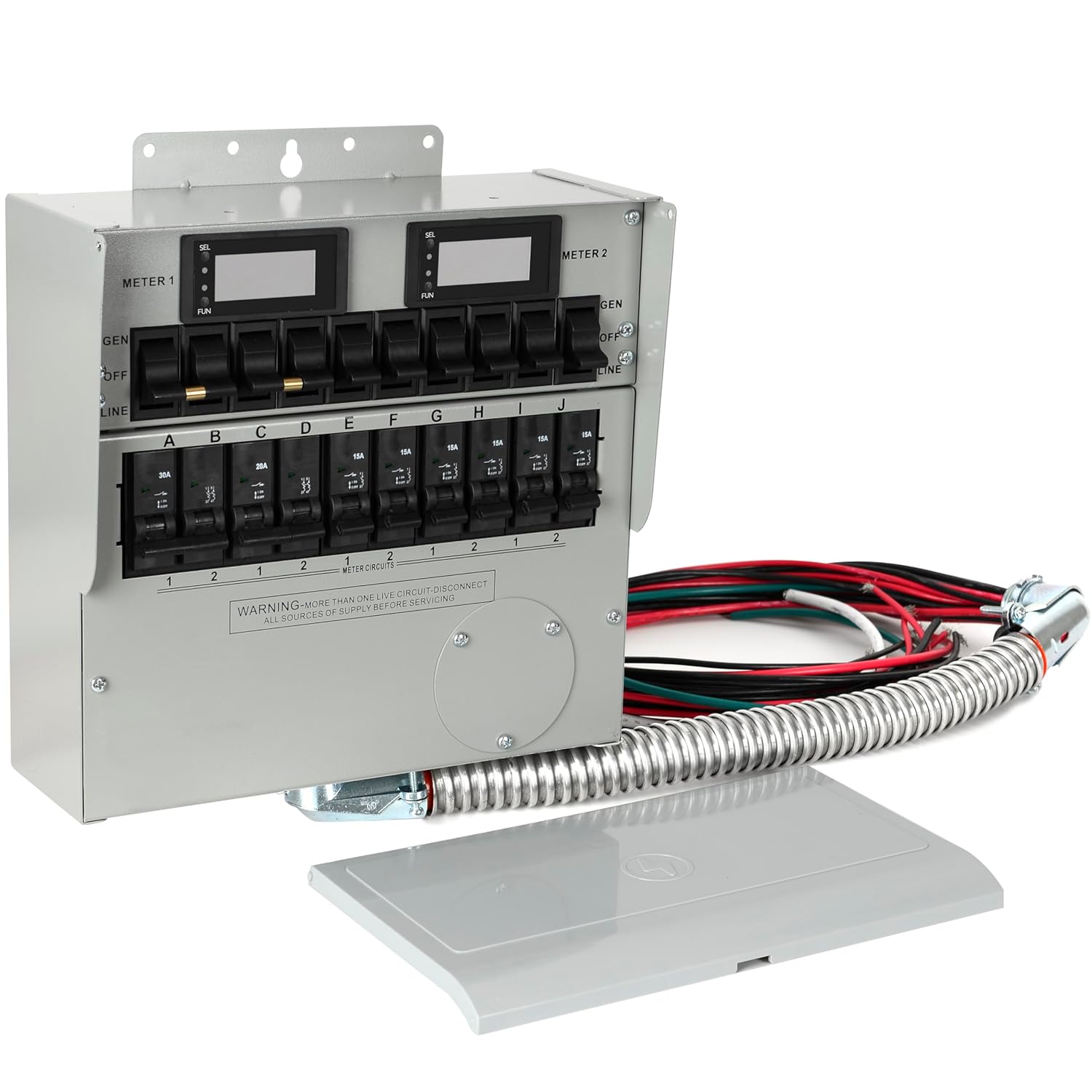Generator Transfer Switch,50A Pro/Tran2 10-Circuit 2 Manual Transfer Switch,Marked - Image 3