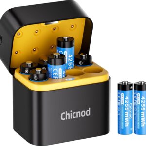 Rechargeable AA Lithium Batteries w...