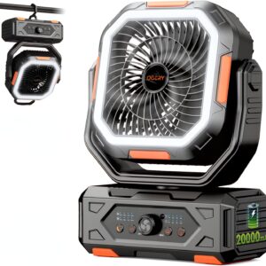 OGERY Camping Fan, Portable Fan Rec...