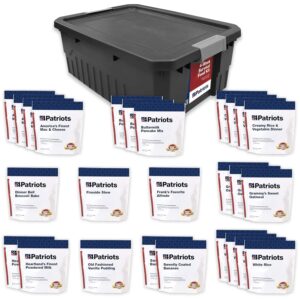 4Patriots 4-Week Survival Food Kit:...