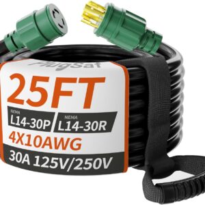 PlugSaf 25FT 30 Amp Generator Exten...