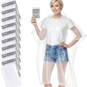 APEXUP Disposable Rain Ponchos for ...