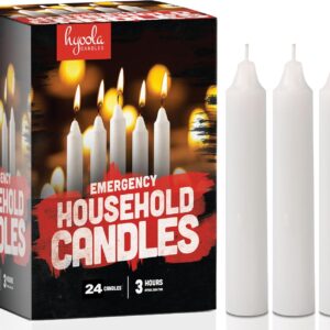 Hyoola Emergency Candles, White Sho...