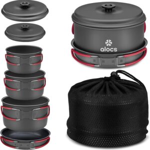 Alocs Camping Cookware Set Camping ...