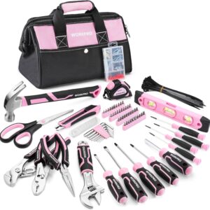 WORKPRO Pink Tool Set, 277 PCS Home...