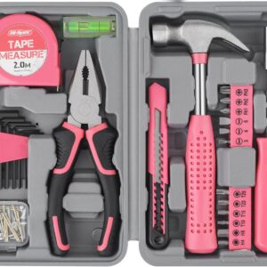 Hi-Spec Tool Set 25pc Pink Househol...
