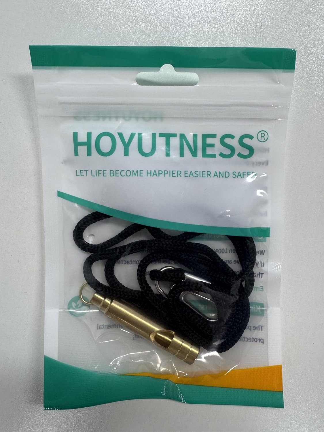 Brass Survival Whistle, 125 dB Loud Emergency Whistle with Lanyard for Hiking, Camping, Pet Training, and Coaching - Image 8