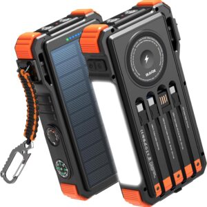 BLAVOR Solar Power Bank 20000mAh Bu...